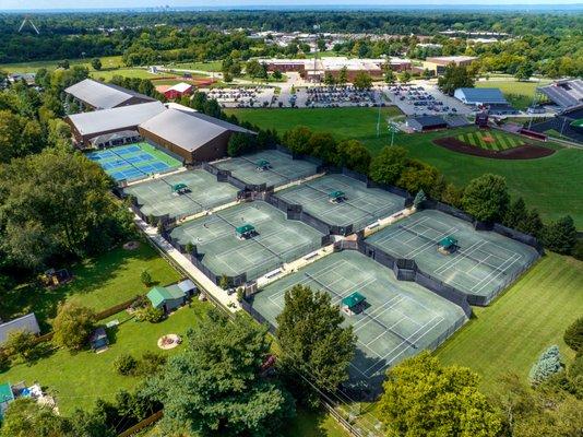 Plenty of outdoor courts for learning or playing tennis!