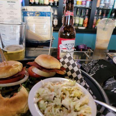 BLT sliders with Super Good Cole Slaw