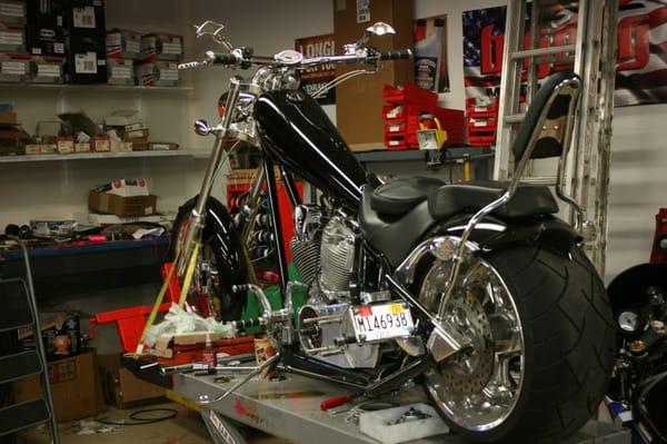 Custom Chopper in For major repairs