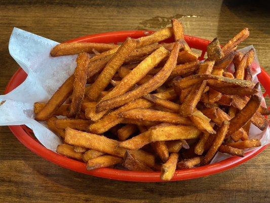 Sweet fried potatoes Yum!!