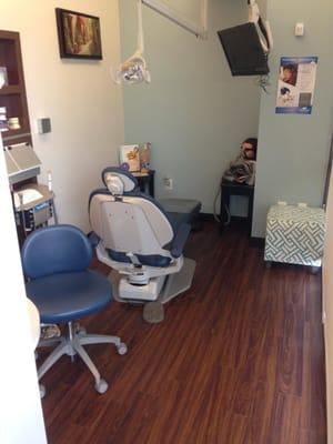 one of the well equipped and comfortable patient rooms