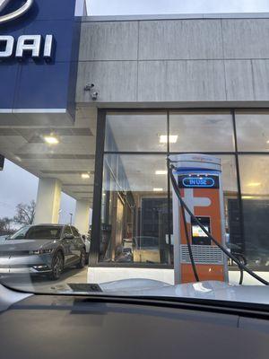 Danbury Hyundai electric charger