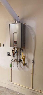 Tankless water heater. RL94i