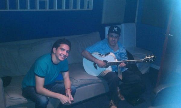 With universal music group songwriter / producer Carlos Escalona in our recording studios in Hoboken New Jersey