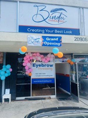 Grand opening Bindu Threading