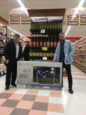 Contest Winner of a Brand New TV!