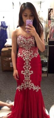 Really loved this dress! Especially the beading. Getting it altered because I'm so small.