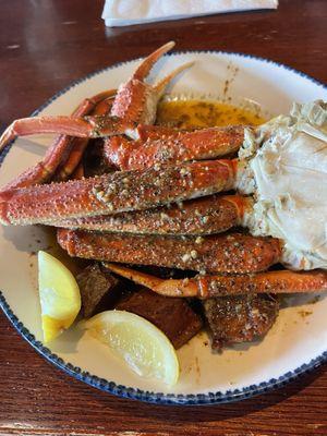 Cajun butter Bairdi crab