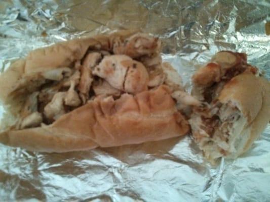 Real Chicken Cheese Steak!!!