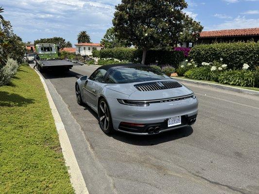 Damon's new 2024 Porsche 911 Targa 4s!