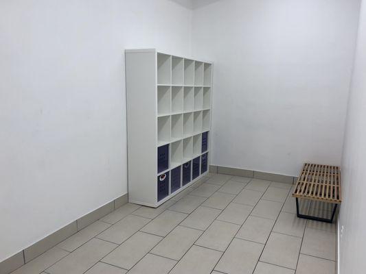 Men's locker room