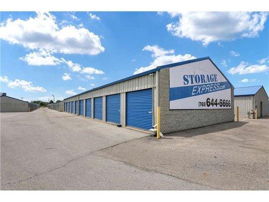 Exterior Units - Storage Express at 6529 S Madison Ave, Anderson, IN 46013