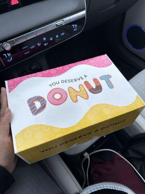 4 dozen donut holes fill up but fit in this tiny box!