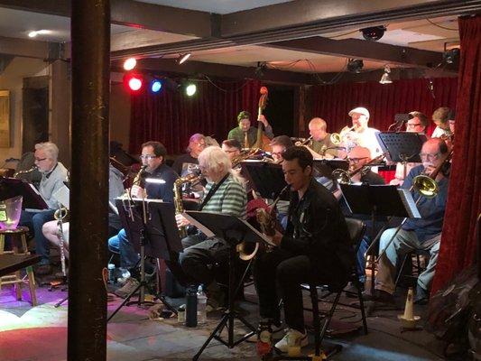 Big band every Weds night.