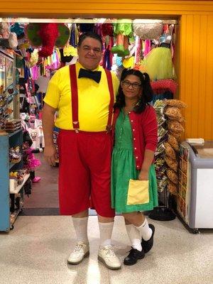 Let us help you with your party ideas.  Rick and maria on Halloween 2018