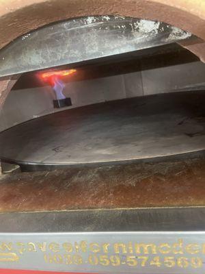 Brick oven pizza