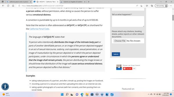 the alledged law the department claims is no crime. Specifically around disability and lgbtq issues