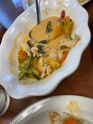 SP4. Thai Pumpkin Curry after I ate half of it