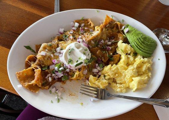 Chilaquiles ($15)