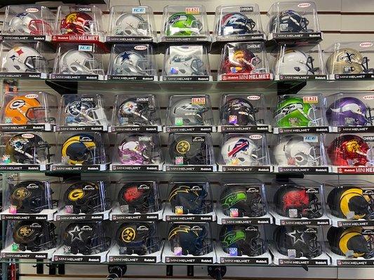 The latest NFL Helmets!