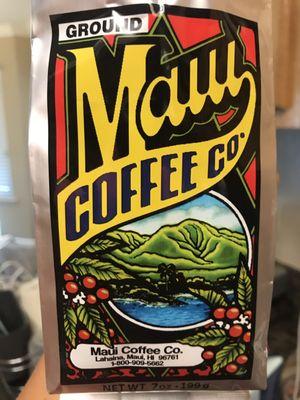 Maui Coffee Co. coffee is strong, smooth and delicious!