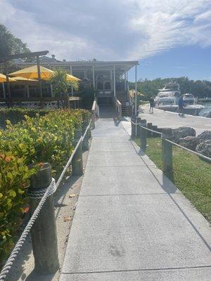 Boaters grill restaurant entrance