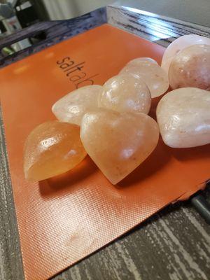 Add the Himalayan Pink Salt Stones for an Enhanced Hot Stone Massage Experience