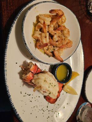 Lobster and shrimp, currently their Thursday daily special.