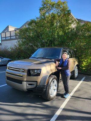 Love my 2nd Defender. Thanks to Travis, Vince & Nick Napolitano.  Nick delivered my car and helped name "Nala the Lioness."  Thanks!