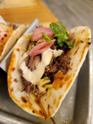 Short rib taco