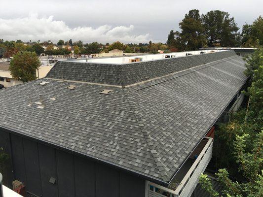 Complete multifamily roof replacement, Sunnyvale, CA