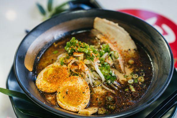 Spicy Garlic Pork Shoyu Ramen