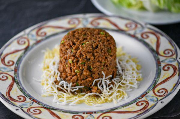 Minced Chicken Lettuce Wraps