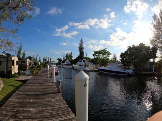 Marina park walk way