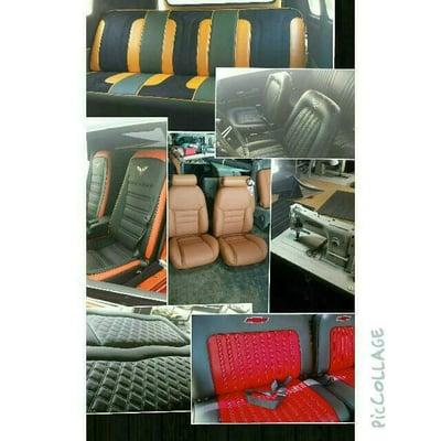 Custom automotive upholstery