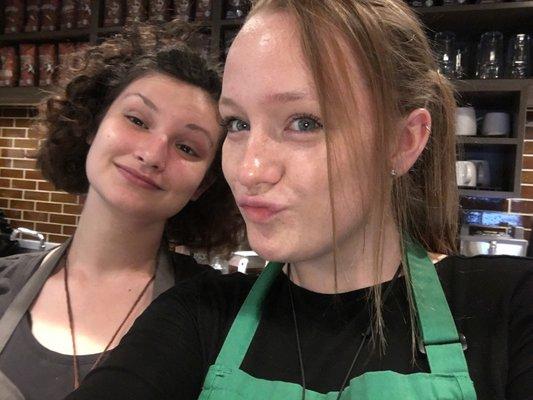 The awesome ladies of Wolf Rd Starbucks