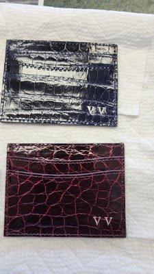 #Custom made to order #Alligator wallet by #Sandys-Shoe-Repair