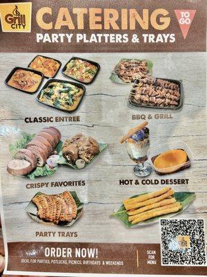 Catering Menu QR Code