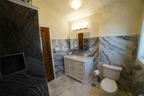 Custom marble bathrooms