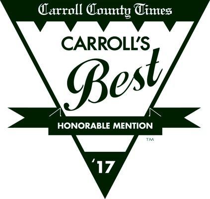 Voted Carroll's Best 4 years running