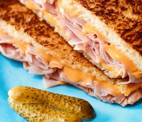 Ham and cheese panini