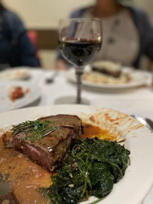 Great steak and wine pairing