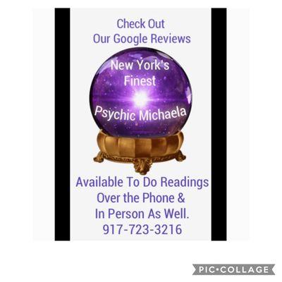 Available to do readings over the phone and in person as well