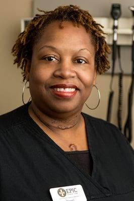 Pearl Smith is our lead Medical Assistant. Her years of experience help keep our office running.