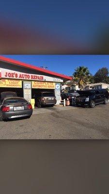 Busy awesome car repair shop!