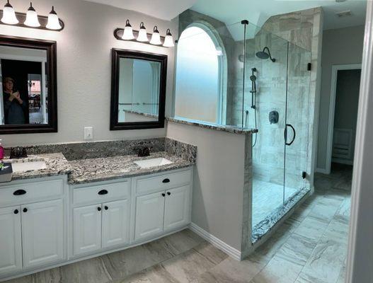 Bathroom remodel, Prosper, TX.