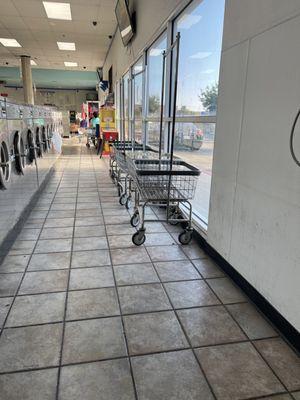 Laundromat is clean and staff have been helpful.