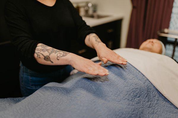 Reiki can be added to any treatment or in a stand-alone service.