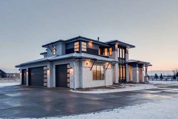 2017 - "Mountain Contemporary" custom home (Longmont)