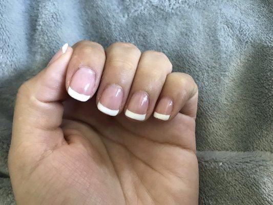 Gel french tips